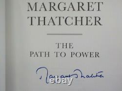 Margaret Thatcher SIGNED BOOK The Path To Power 1995 1st Edition ID914