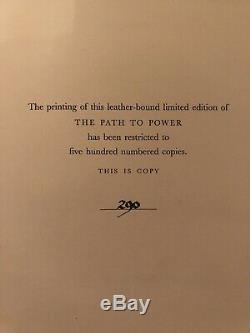 Margaret Thatcher The Path To Power HAND SIGNED Limited Edition Numbered Book