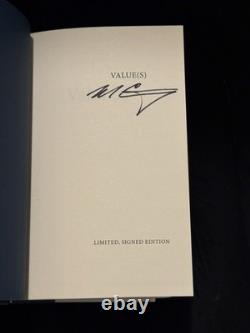 Mark Carney Canadian Prime Minister Value(s) 1st Edtn HB Signed Book