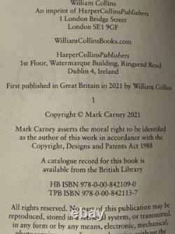 Mark Carney Canadian Prime Minister Value(s) 1st Edtn HB Signed Book