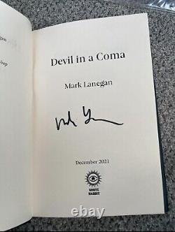 Mark Lanegan Devil In a Coma Signed First Edition Book