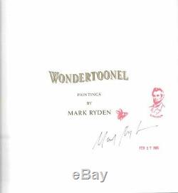 Mark Ryden Signed Stamped Wondertoonel Le Sc Book 1st Edition Beckett Bas Loa