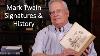 Mark Twain Signed Books