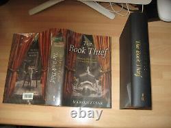 Markus Zusak The Book Thief signed & doodled 1st edition 1st printing & bookmark