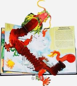 Matthew Reinhart Limited Edition Signed Monsters Dragons Pop Up Book NEW