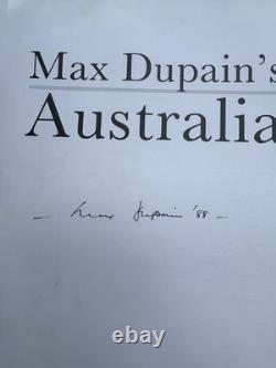 Max Dupain's Australian Signed Viking Hard Cover Book 2nd Edition 1988 Dupain