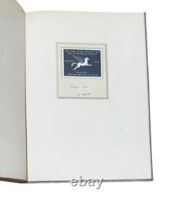 Merle Armitage, Rockwell Kent / A Birthday Book Signed 1st Edition 1931