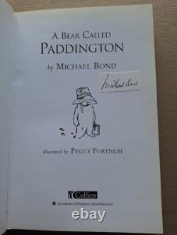 Michael Bond Hand-signed A Bear Called Paddington Hardback Book (2002 Edition)