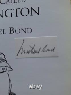 Michael Bond Hand-signed A Bear Called Paddington Hardback Book (2002 Edition)
