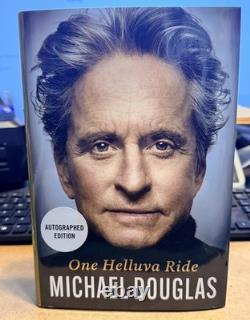 Michael Douglas SIGNED Book One Helluva Ride AUTOGRAPHED First Edition JSA COA