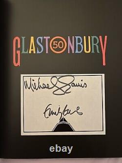 Michael & Emily Eavis SIGNED Glastonbury 50 Book Hardcover Exclusive Brand New