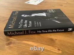 Michael J Fox Signed No Time Like The Future Hardcover Book / Uacc-aftal