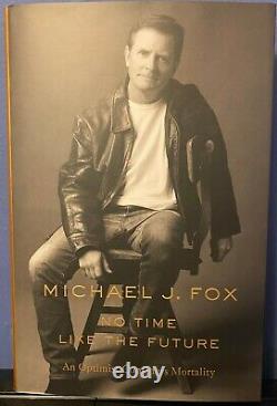 Michael J Fox signed No Time Like The Future hardcover book first edition