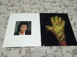 Michael Jackson Bad Japan Tour'87 Signed Handprint Book Limited Edition EX+