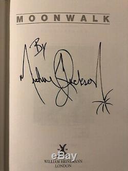 Michael Jackson Limited Edition Signed Book Moonwalk Autobiography Hcdj 1988
