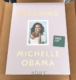 Michelle Obama Signed Deluxe Becoming Book Sealed With Outer Box Barack