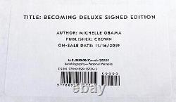 Michelle Obama Signed Deluxe Becoming Book Sealed With Outer Box Barack