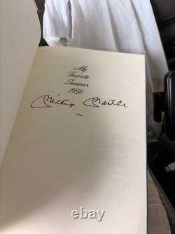 Mickey Mantle Autographed First Edition Book My Favorite Summer 1956