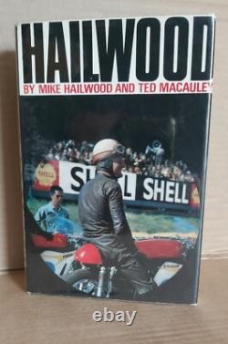 Mike Hailwood Signed Hailwood 1968 First Edition Book in Dust Wrapper