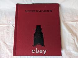 Mister Babadook Limited Edition Pop-Up Book SIGNED by Jennifer Kent 2016