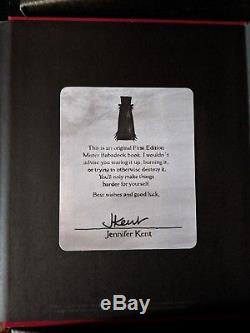 Mister Babadook Pop-Up Book 1st Edition Signed by Jennifer Kent with original box