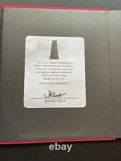 Mister Babadook Rare Pop Up Book Signed By Jennifer Kent Limited Edition