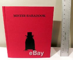 Mister Mr Babadook Pop-Up Book 1st Edition Limited signed by Jennifer Kent