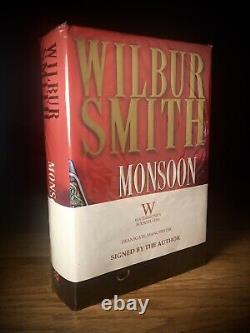 Monsoon-Wilbur Smith-SIGNED 1st EDITION-MacMillan 1999-NEW! (see description)