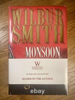 Monsoon-Wilbur Smith-SIGNED 1st EDITION-MacMillan 1999-NEW! (see description)