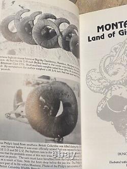 Montana Land of Giant Rams 2 Book Set by Duncan B. Gilchrist Signed Sheep Book