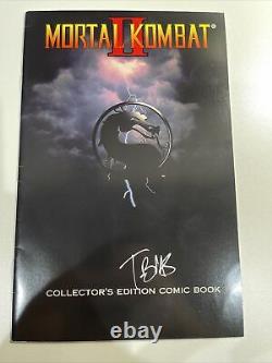 Mortal Kombat II Collectors Edition Comic Book Signed By Tobias. Free Shipping