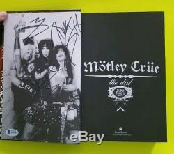Motley Crue Complete X4 Signed Hardcover 1st Edition Book The Dirt Beckett Coa
