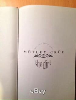 Mötley Crüe THE DIRT 1st EDITION Signed Book
