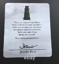 Mr Babadook Book Signed first edition in mint condition in original box