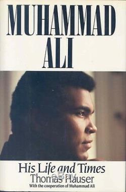 Muhammad Ali Boxer Hand Signed Autographed Book His Life and Times 1st Edition