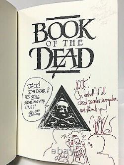 Multi-Signature First Edition Hardcover Book Of The Dead Skipp & Spector