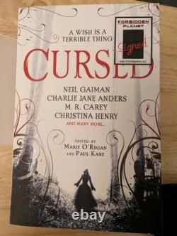 Multi Signed, First Edition. Cursed An Anthology, Marie O'Regan, Paperback