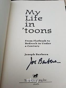 My Life In Toons 1st Ed, Joe Barbera 1994 Book (2x Signed) READ DESCRIPTION