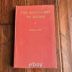 NAPOLEON HILL PSA Autograph Master Key to Riches 1st Edition Book SIGNED
