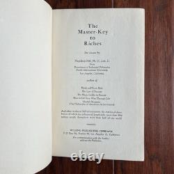 NAPOLEON HILL PSA Autograph Master Key to Riches 1st Edition Book SIGNED