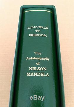 NELSON MANDELA SIGNED BOOK LONG WALK TO FREEDOM First Edition UK 1994 RARE