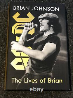 NEW Brian Johnson'The Lives Of Brian' SIGNED 1st Edition book hardback AC/DC