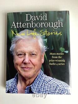 NEW LIFE STORIES Sir David Attenborough SIGNED Book 1st Edition HB 2011