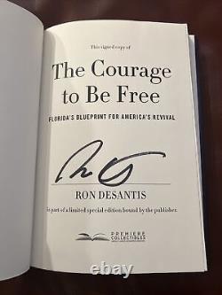 NEW SIGNED Governor Ron DeSantis 1st Edition Book'The Courage to Be Free 2024