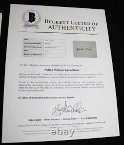 Natalie Portman signed First Edition Book, Star Wars, Thor, Beckett BAS LOA COA