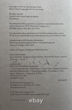 Neil Degrasse Tyson Signed Space Chronicles 1st Edition Book Beckett Bas Coa