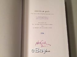 Neil Gaiman SIGNED Limited Hill House edition AMERICAN GODS Amazing Book LOOK