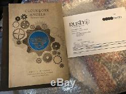 Neil Peart Signed Book Clockwork Angels Limited Edition 444/500 Rush Autograph