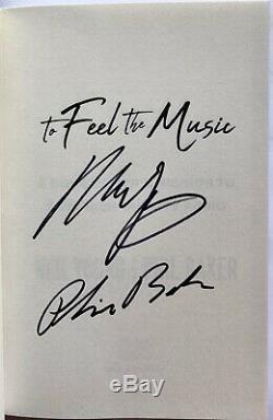 Neil Young signed Book to feel the music phil baker 1st edition + photo beckett