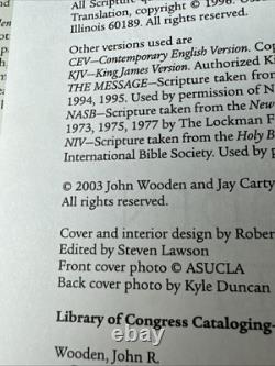 New Book Coach John Wooden One One One Book Signed On Dj 2003 1st Edition UCLA